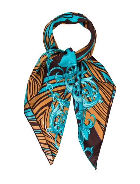 versace scarves women|Versace printed silk scarf.